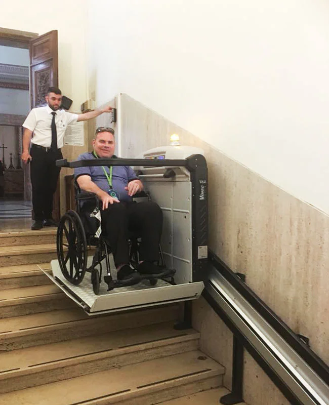 Vatican Museums wheelchair electric stairs climber